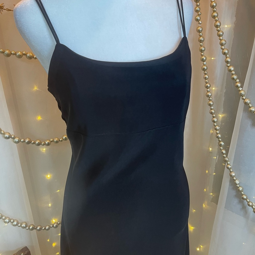 Sexy Black Slip Dress - Picture 3 of 5